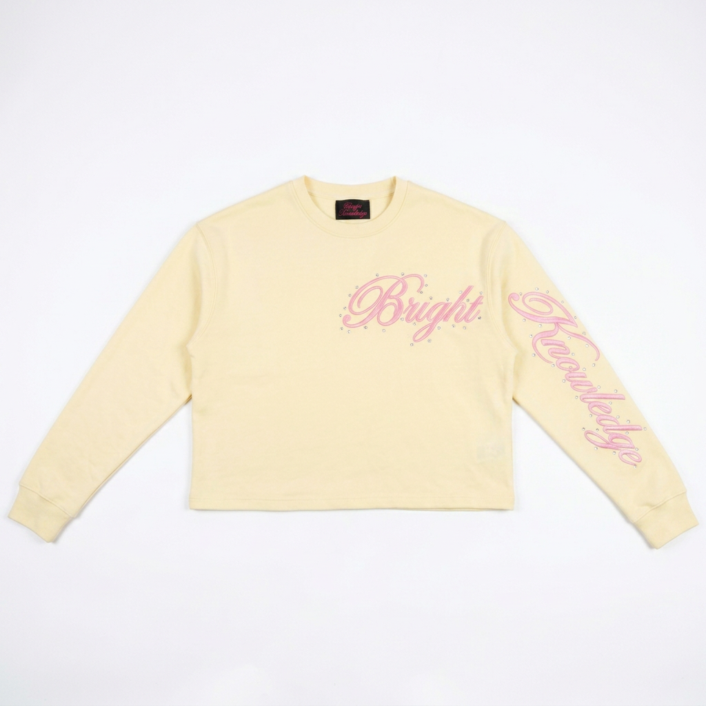Cropped Pink Long Sleeve